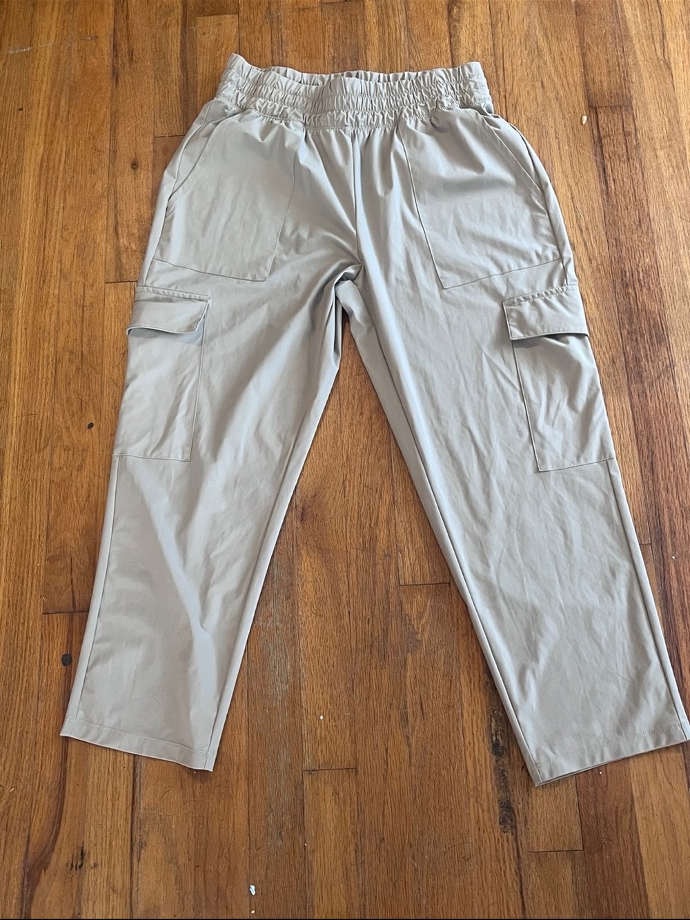 Old Navy Light Taupe Cargo Jogger Pants